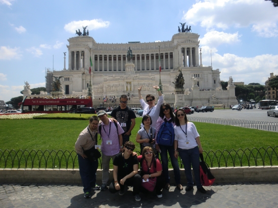 El grupo español aprovecha para conocer la ciudad. 