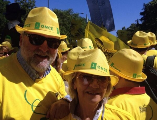 El presidente y la videpresidenta 2ª de DOWN ESPAÑA, José Fabián Cámara y Mª Ángeles Agudo, se sumaron a la celebración. 