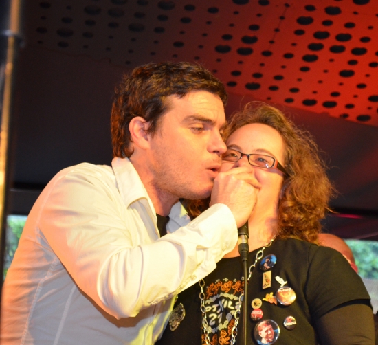 Compartieron escenario para deleite del público. 