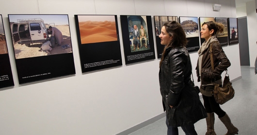 La exposición pasó de Punta Arenas a Puerto Natales, en Chile. 
