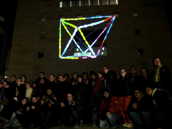 Luces en la Plaza Auditorio. 