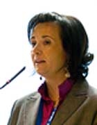 Pilar Sanjuán durante el acto inaugural. DOWN ESPAÑA 