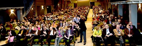 Salón de Congresos durante la inauguración. DOWN ESPAÑA 