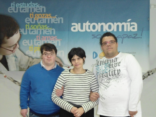 Elías Ledo, Yone Zas y Adrián Cutrín. 