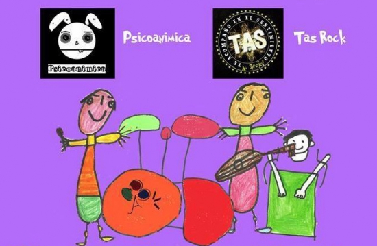 En el concierto actuarán los grupos Tas y Psicoanímica. 