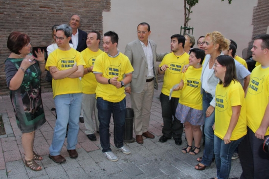 Algunos de los nuevos guías turísticos en la presentación de 'Free Tour'. 