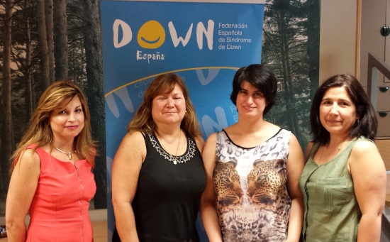 De izda. a dcha.: Juana Lillo, Irma Iglesias, Loreto Márquez, y Uberlinda Astorga. 