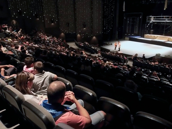 El Gran Teatro Imperial completó su aforo. 