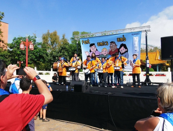 Se pudo disfrutar de diversas actuaciones distribuidas por el parque. 
