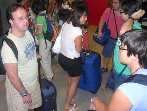 Primeros asistentes en llegar al encuentro. © DOWN LLEIDA Primeros asistentes en llegar al encuentro. © DOWN LLEIDA