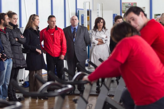 La sesión de entrenamiento se desarrolló ante la presencia de la Infanta. 