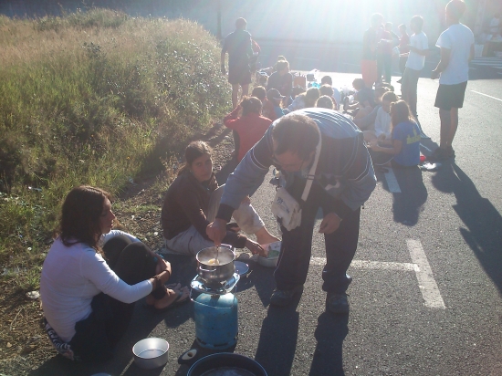 El camping-gas fue uno de los mejores aliados del grupo. 