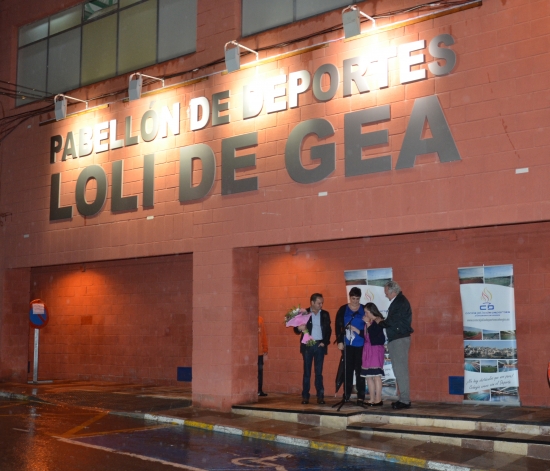 La lluvia no impidió la realización del acto. 