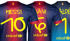 El Barça podría usar la tipografía creada por una chica con síndrome de Down