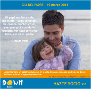 Portada post Ayúdanos a seguir apoyando a las familias de personas con síndrome de Down