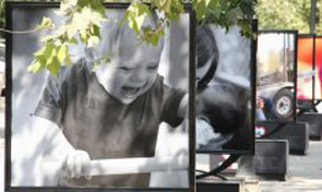 Las calles de Viña del Mar se visten con imágenes de niños con síndrome de Down